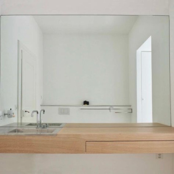 meuble de salle de bain en chêne massif 1